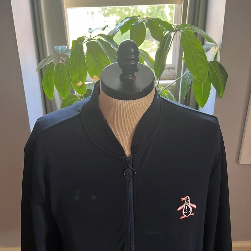 Original Penguin Zip Up Jacket polyester/cotton Size XL